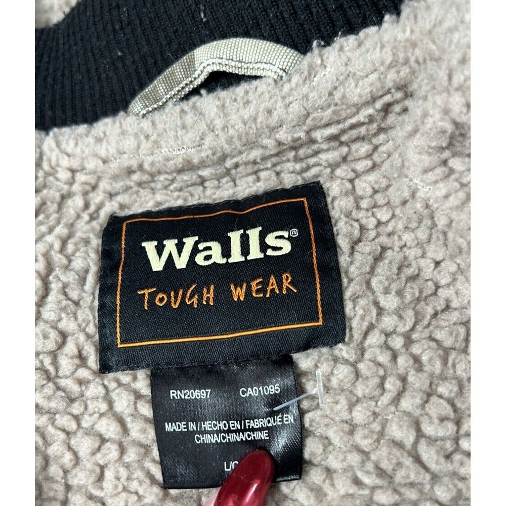 Walls Tough Wear Kids Grow Camp Coat Fleece Lined Youth L Hunting Winter - Picture 9 of 10